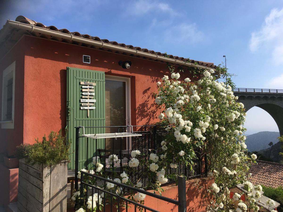 Studio Pied Village Eze - Dans Villa Recente - Parking Gratuit Exterior photo
